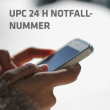 UPC 24 h Notfallnummer